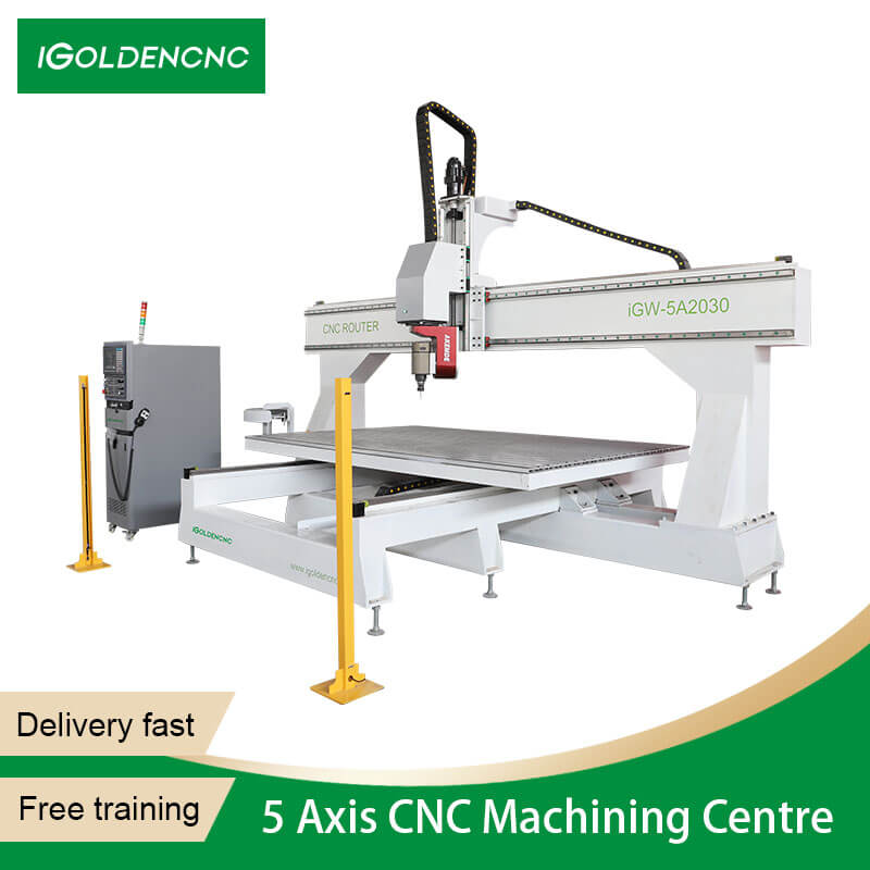Enrutador CNC para carpintería de 5 ejes
