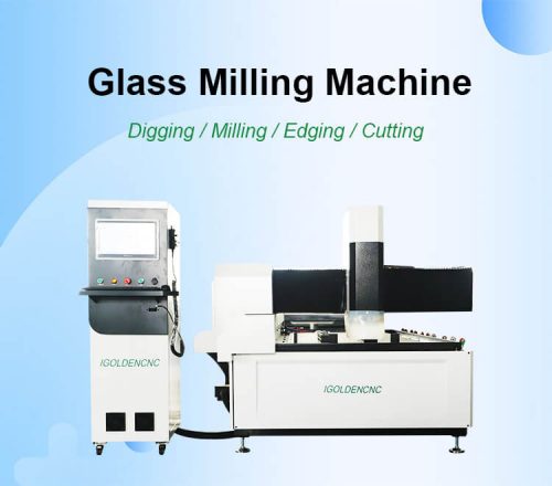 Machine de perçage et de fraisage de trous de verre