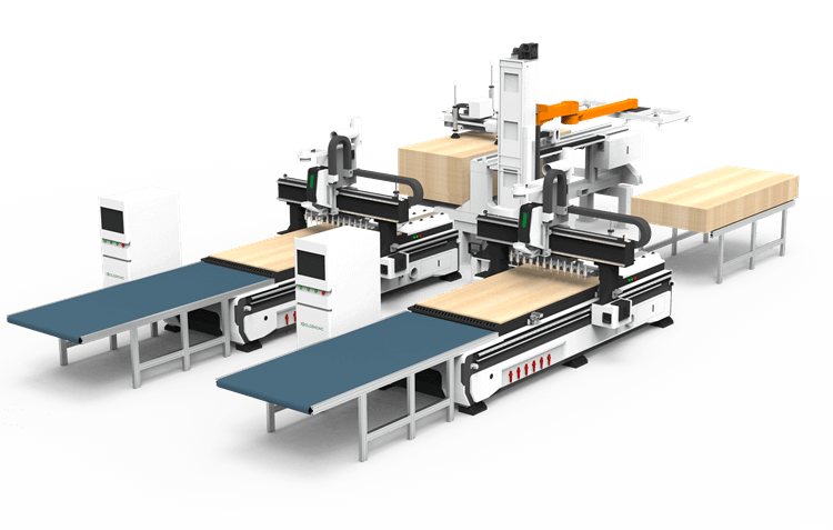 one-to-two production line