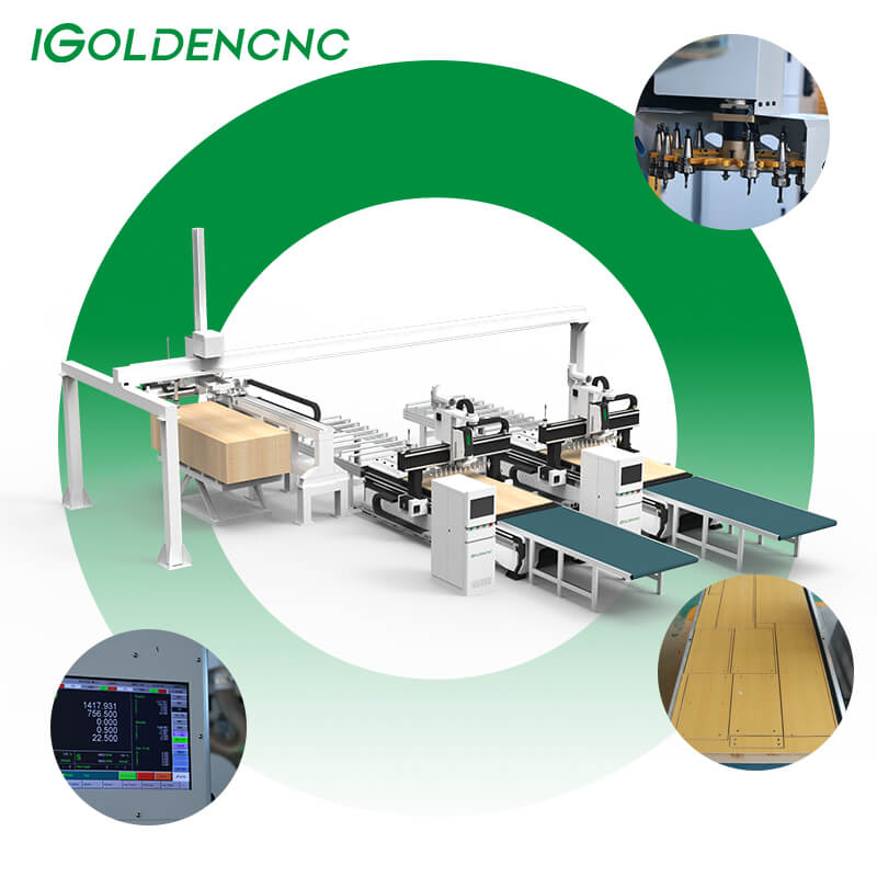 gantry loading and two sets unloading tables