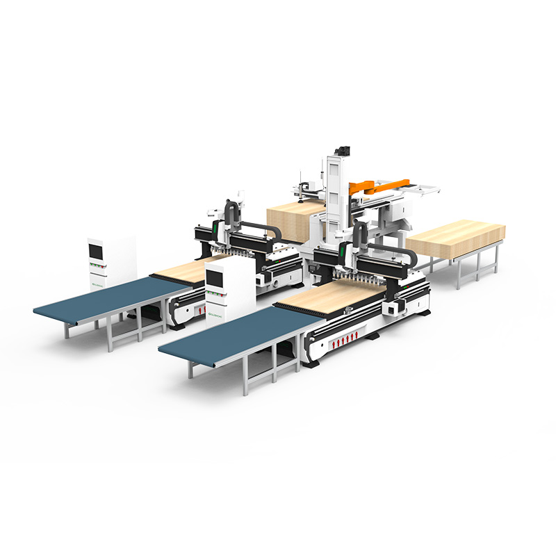 One for two nesting panel furniture cutting machine