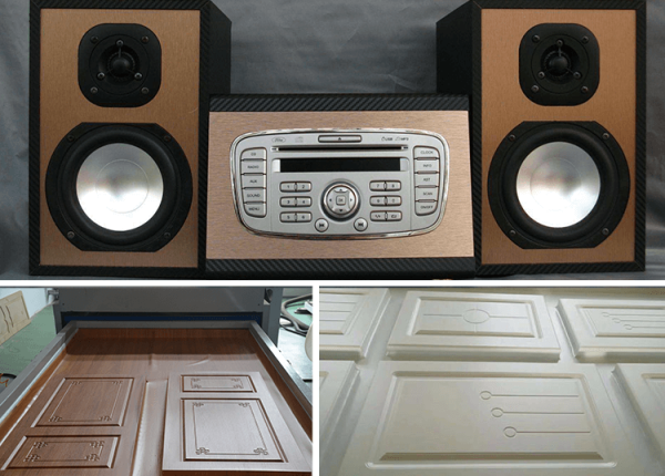 Vacuum Membrane Pressing Machine PVC Make Kitchen Cabinet Wood Door