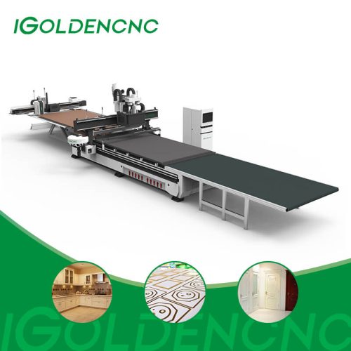 intelligent labeling CNC drilling and cutting production line