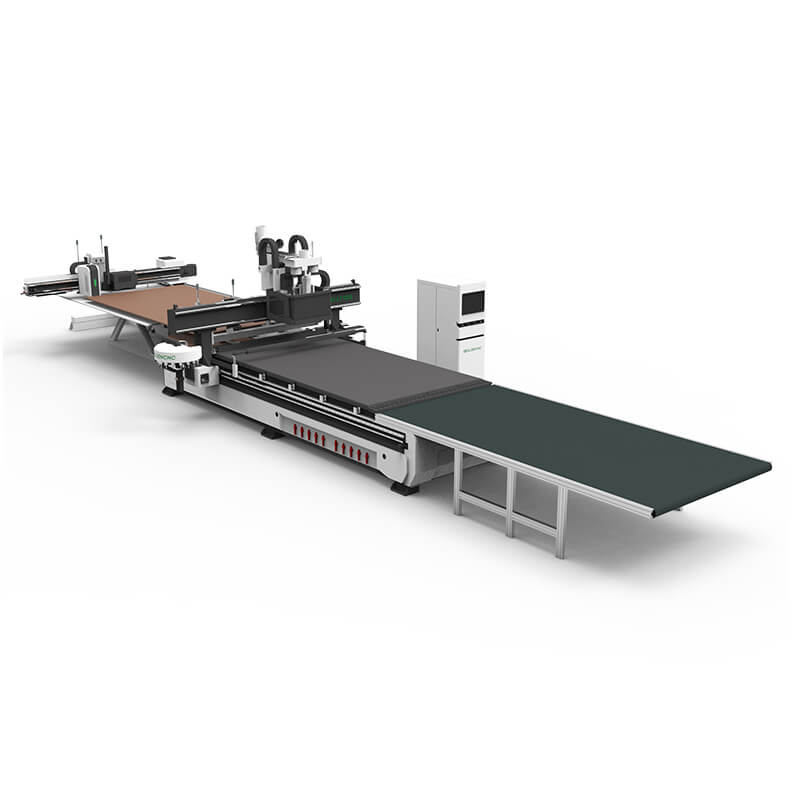 Loading&Unloading Nesting CNC Machine with Labeling Function