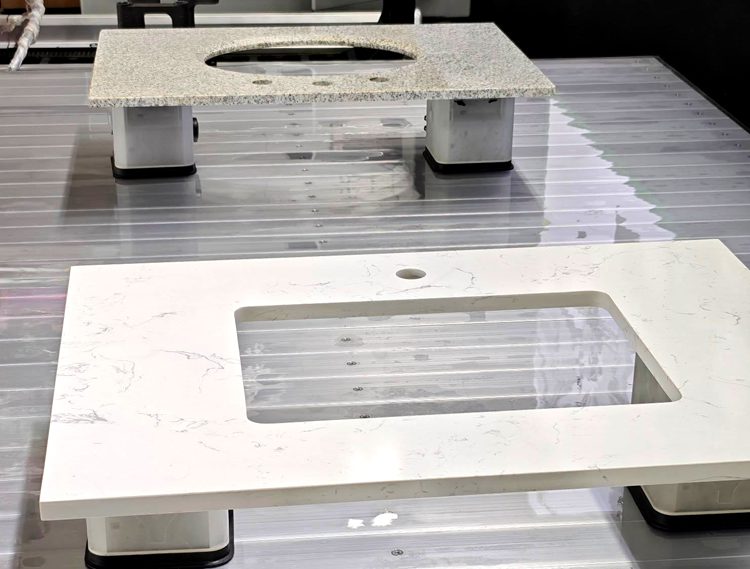 Cutting Granite Countertops for Faucet Holes